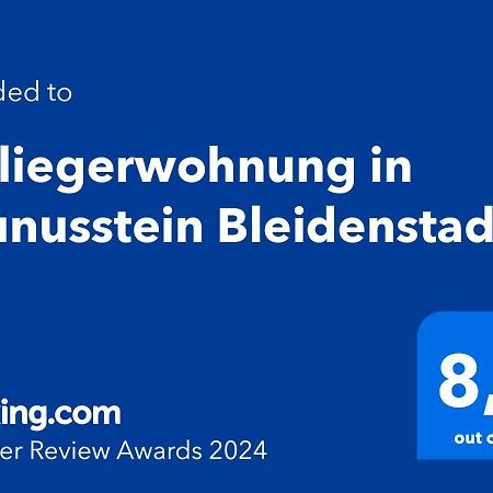 Einliegerwohnung In Taunusstein Bleidenstadt Dış mekan fotoğraf