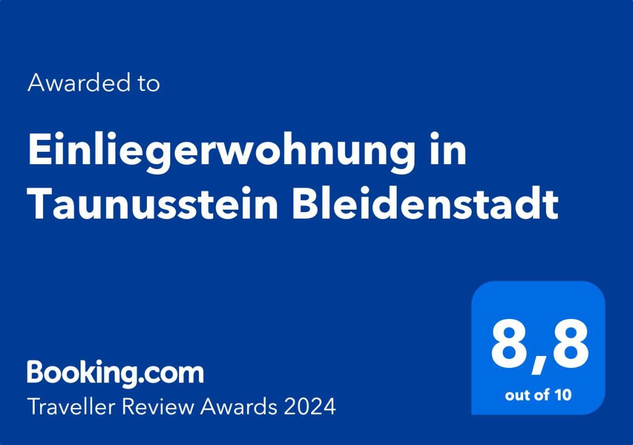 Einliegerwohnung In Taunusstein Bleidenstadt Dış mekan fotoğraf